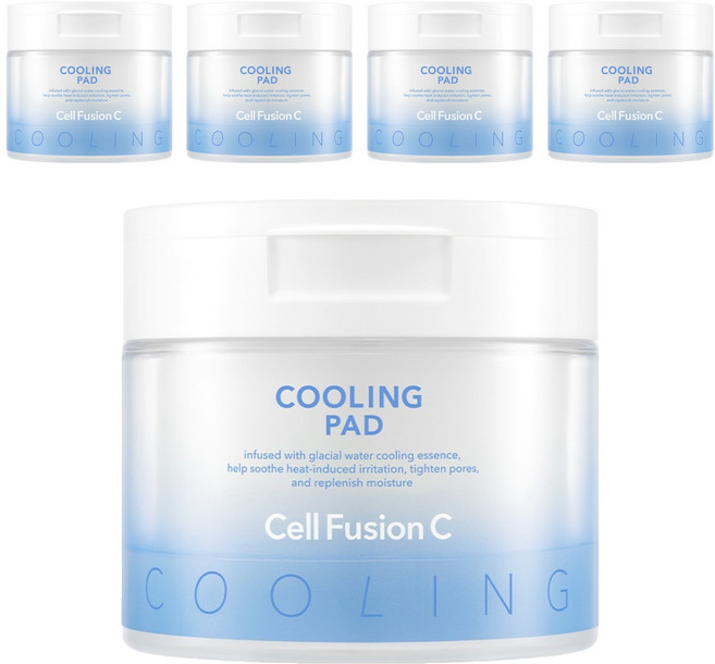 셀퓨전씨 포스트알파 쿨링 패드, 70매입, 5개