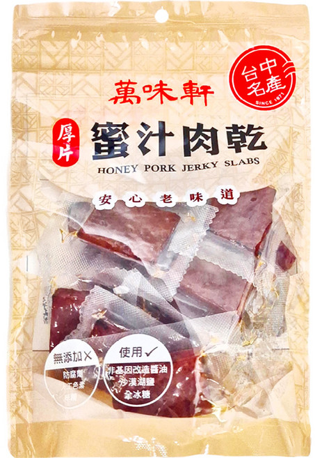 萬味軒 蜜汁豬肉乾, 330g, 1包