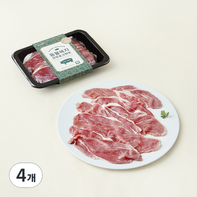 선진포크한돈 동물복지 앞다리살 불고기용 (냉장), 500g, 4팩