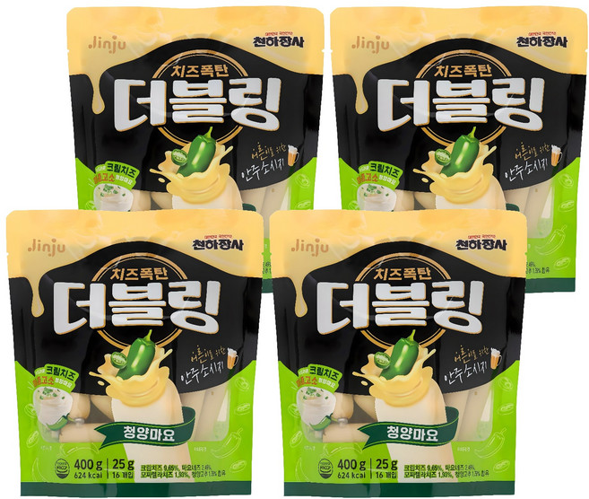 더블링 청양마요 간식 소시지, 400g, 4개