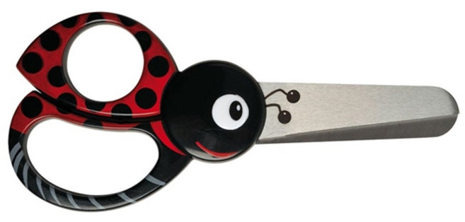 피스카스 어린이 안전가위 애니멀, 무당벌레, 1개