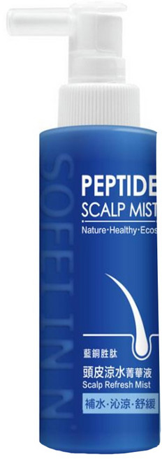 In Nature 自然匯 藍銅胜肽頭皮涼水菁華 有機草本添加 頭皮保濕, 80ml, 1瓶