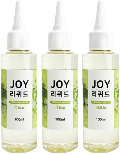 조이리퀴드 아로마조이 슬라임 향료 100ml, 3개, 청포도
