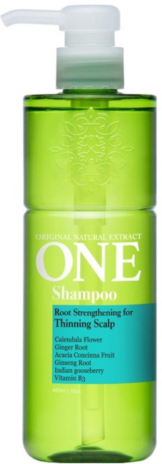 美琪 ONE 強健髮根洗髮精, 480ml, 1瓶