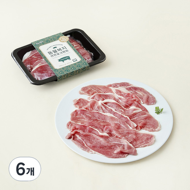 선진포크한돈 동물복지 앞다리살 불고기용 (냉장), 500g, 6팩