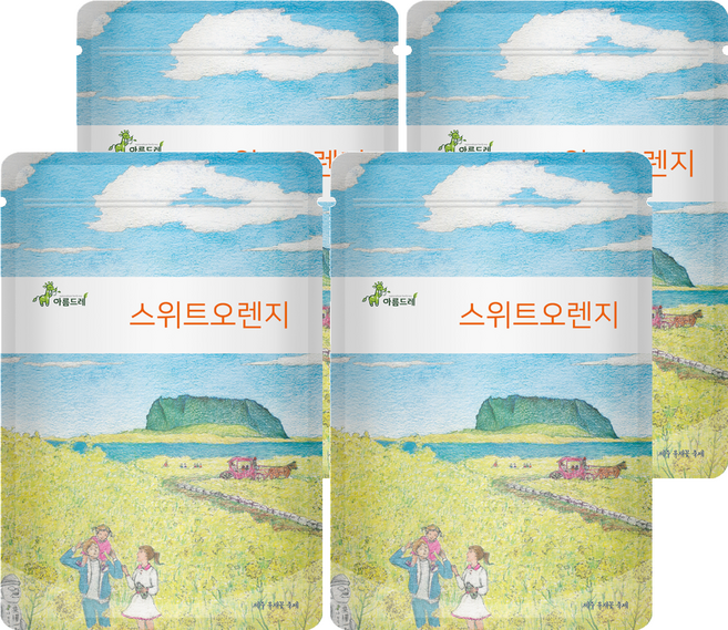 아름드레 삼각 티백 허브 차, 1.5g, 25개입, 4개