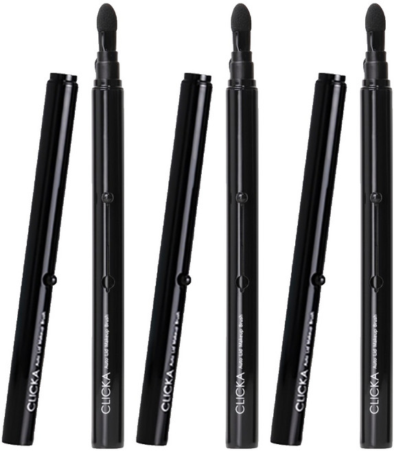 클리카 오토캡 메이크업 스폰지브러쉬 LM601, 3개