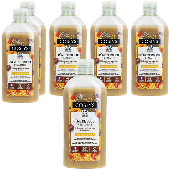 코슬리스 바디워시 카라멜 앤 캐슈넛, 250ml, 6개