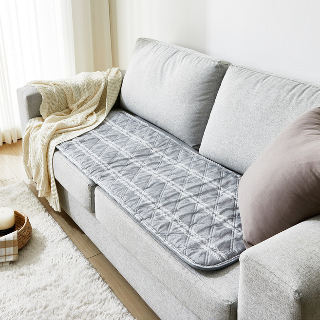 눕자 반려동물 카본 탄소 전기방석, 그레이, 1개, 초특대형(50 x 155 cm)