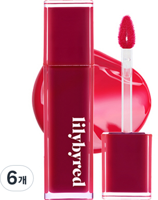 릴리바이레드 앙큼 라이어 코팅 AD 틴트, 07맹랑한체리인척, 6개