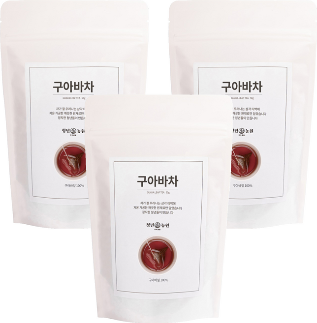 청년농원 저온가공 구아바차 삼각티백, 1g, 50개입, 3개