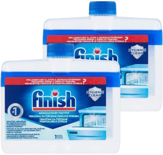 finish 洗碗機清潔劑 原味, 250ml, 2瓶