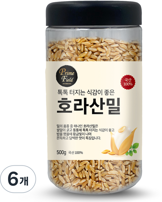 프라임필드 호라산밀, 500g, 6개