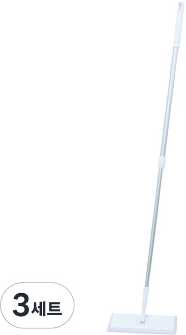 선우랜드 막대걸레 표준형 2단 부직포 청소기 + 청소포 3p, 3세트