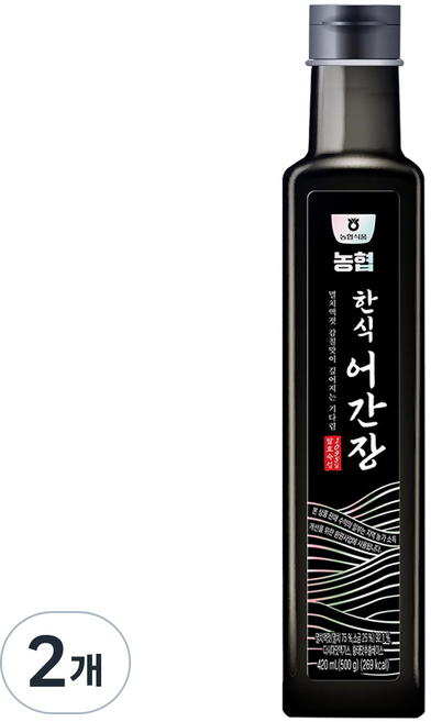 농협식품 한식 어간장, 2개, 420ml