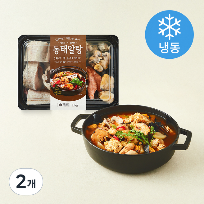 동태알탕 (냉동), 2개, 1kg