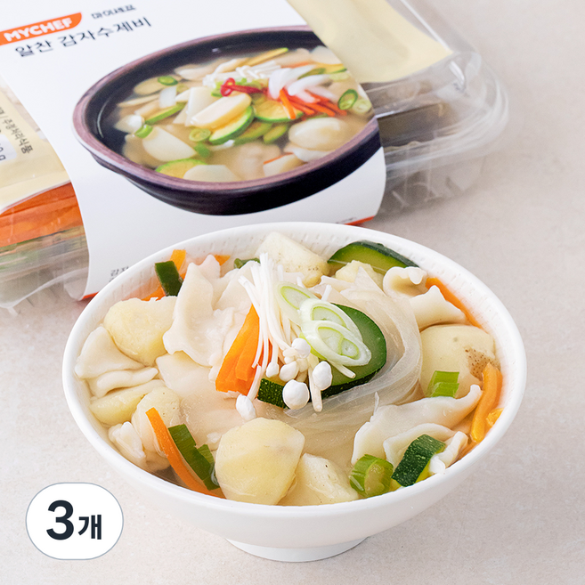 마이셰프 알찬 감자수제비, 3개, 920g