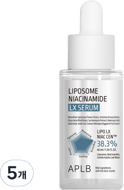 APLB 리포좀 나이아신아마이드 LX 세럼, 5개, 40ml