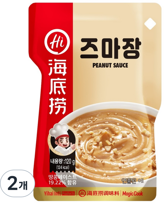 하이디라오 오리지널 즈마장, 2개, 120g