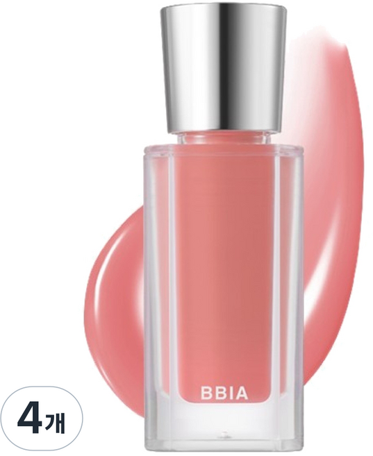 삐아 오버 글레이즈 4.5g, 16 풋사과당, 4개