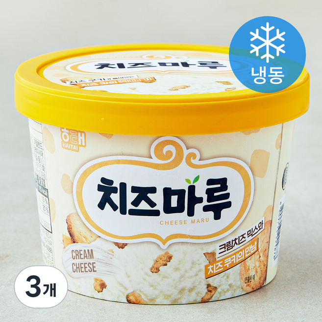 해태아이스 치즈마루 (냉동), 900ml, 1개입, 3개