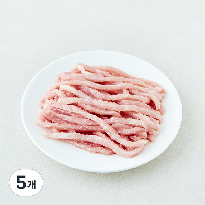 도드람한돈 등심 잡채용 (냉장), 5개, 300g