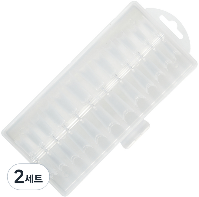 메이브라운 손톱연장 반팁 소프트 인조손톱 M11049, 2세트