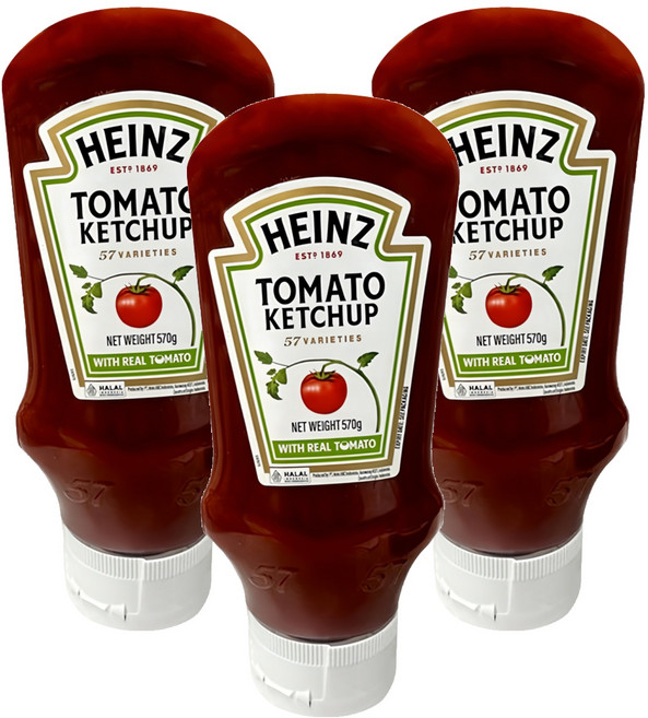 HEINZ 亨氏 蕃茄醬, 570g, 3罐