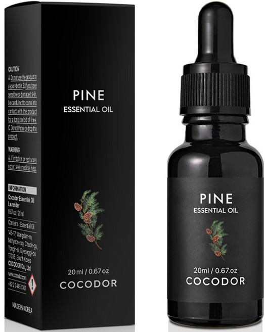 코코도르 비건 아로마 에센셜 오일, 파인, 20ml, 1개