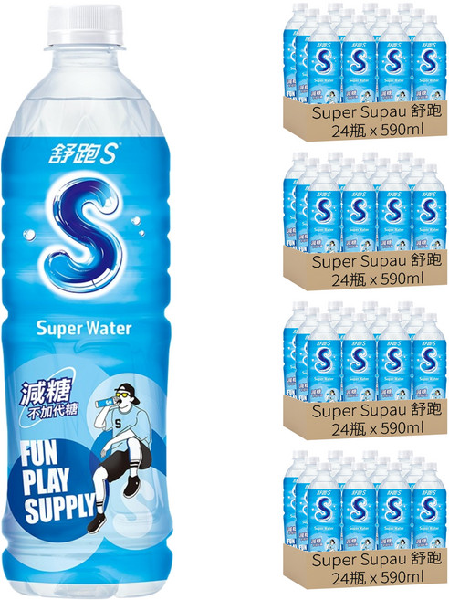 Super Supau 舒跑 S健康補給飲料, 590ml, 96瓶