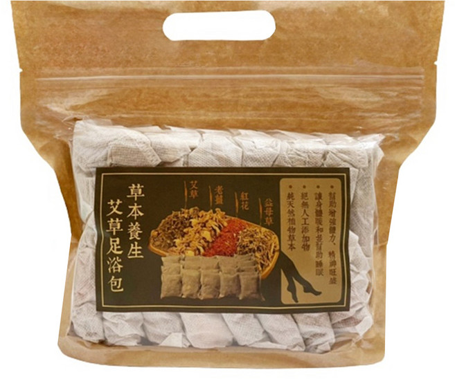 Healthy Life 草本艾草泡澡足浴包, 30g, 16包, 1袋