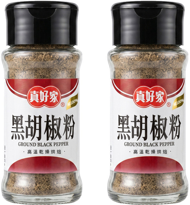 真好家 黑胡椒粉, 30g, 2瓶