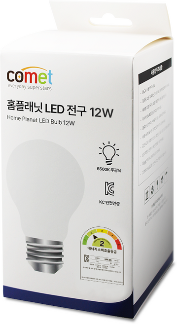 홈플래닛 안정기 내장형 LED 전구 12W, 주광색, 1개