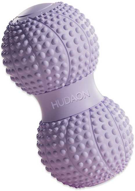 휴다온 발바닥 등 지압 땅콩 마사지볼, 퍼플, 1개