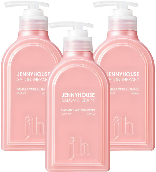 jennyhouse 婕宜彩妝 沙龍護理修護洗髮精, 3個, 500ml
