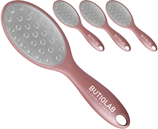 뷰티끄랩 S메탈 풋파일, 애쉬핑크, 4개, 1개입