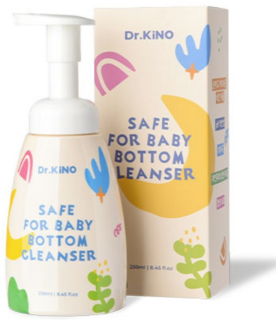 닥터키노 안전한 아기 엉덩이 클렌저, 1개, 250ml