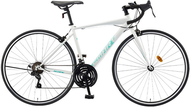 스마트 스코프100 MTB 스틸 림 브레이크 13.5kg 신장 160~175cm, 화이트, 170cm, 1개