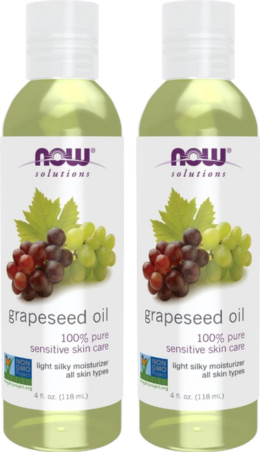 NOW Foods 純葡萄子保濕油, 118ml, 2瓶