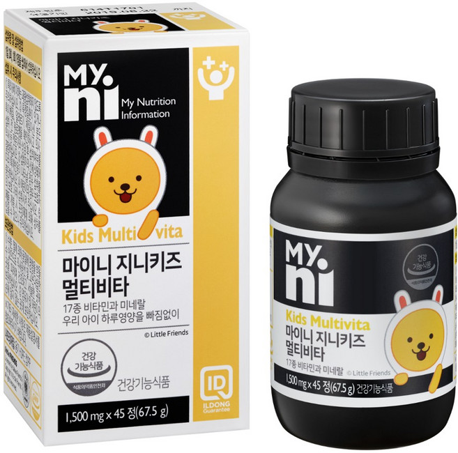 마이니 지니키즈 멀티비타, 45정, 1개