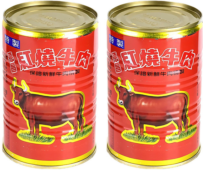 德昌 紅燒牛肉罐 開罐即食 方便快速享用美味牛肉, 425g, 2罐