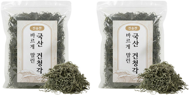 진솔찬 국산 완도 건청각, 2개, 200g