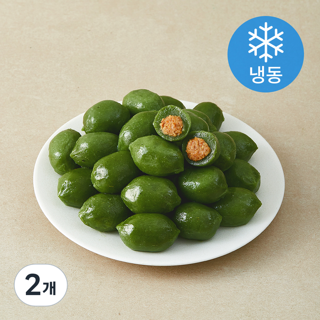 끼니엔 우리쌀 쑥송편 (냉동), 1kg, 2개, 1개입