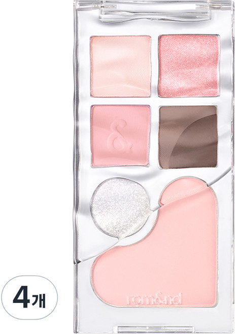 롬앤 베어 레이어 팔레트, 02 스트로베리 무드, 4개