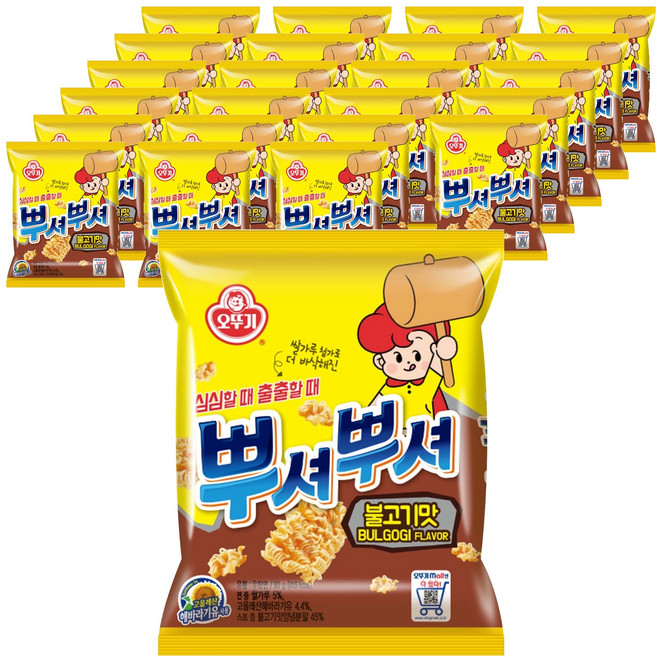 오뚜기 뿌셔뿌셔 불고기맛, 90g, 24개