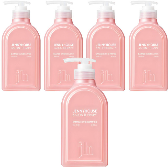 jennyhouse 婕宜彩妝 沙龍護理修護洗髮精, 5個, 500ml