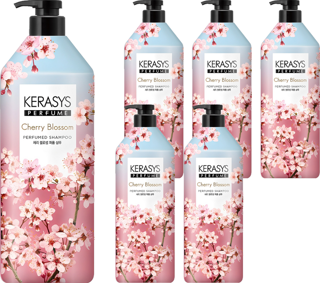 케라시스 퍼퓸 샴푸 체리블라썸, 1L, 6개