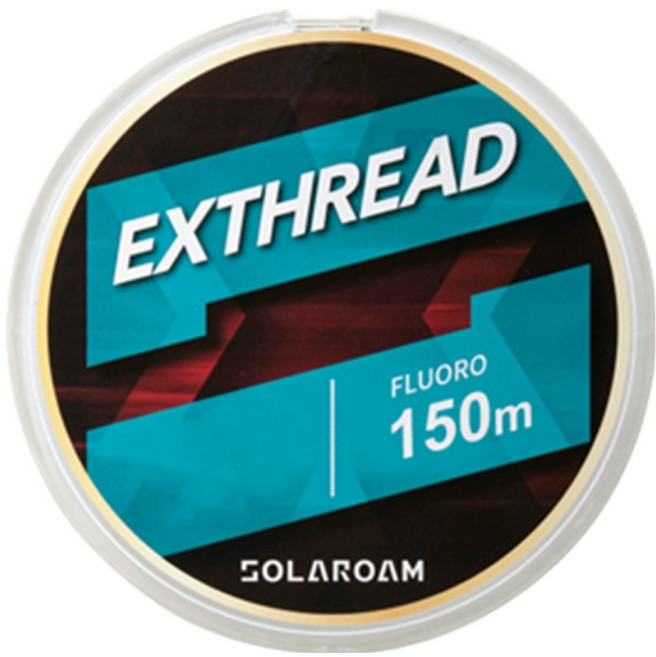TORAY SOLAROAM Exthread 碳纖維線 碳纖線 卡夢線 1.4號 5LB, 卡夢線 藍色 + 透明色, 150m, 1個