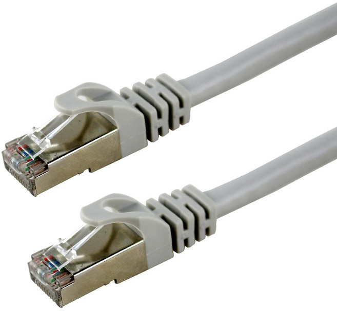 Cable 凱堡 CAT.6 SFTP高速網路線, 灰色, 2m, 1條