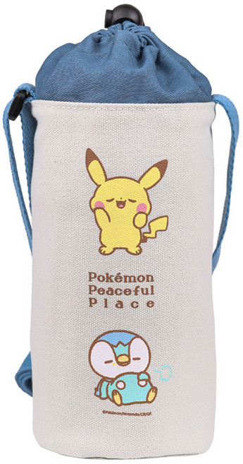 릴팡 포켓몬 어깨끈 보온보냉 물통주머니, 혼합색상, 1세트
